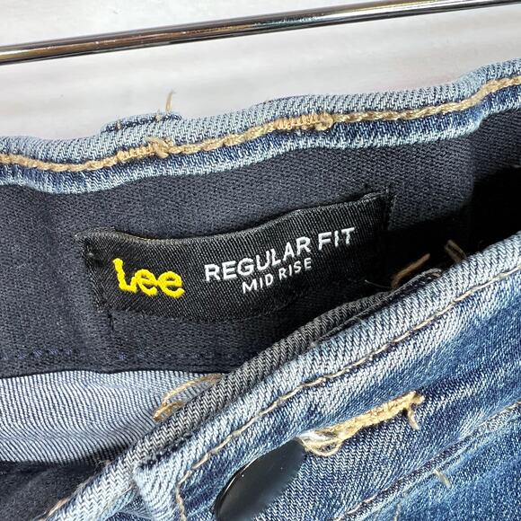 Lee Regular Fit Midrise Denim Long Shorts 6 - Picture 3 of 7